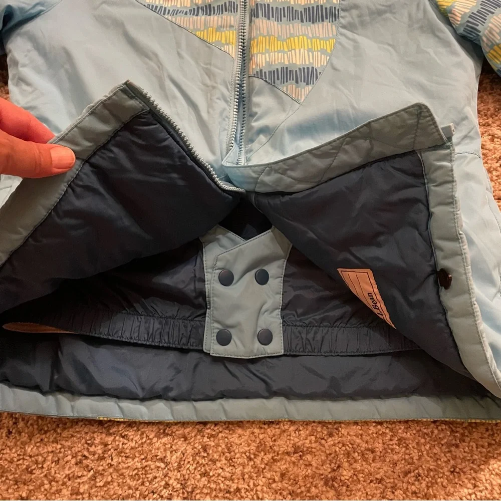 Girls LL Bean Thinsulate Winter Jacket Ski Coat Large 14-16